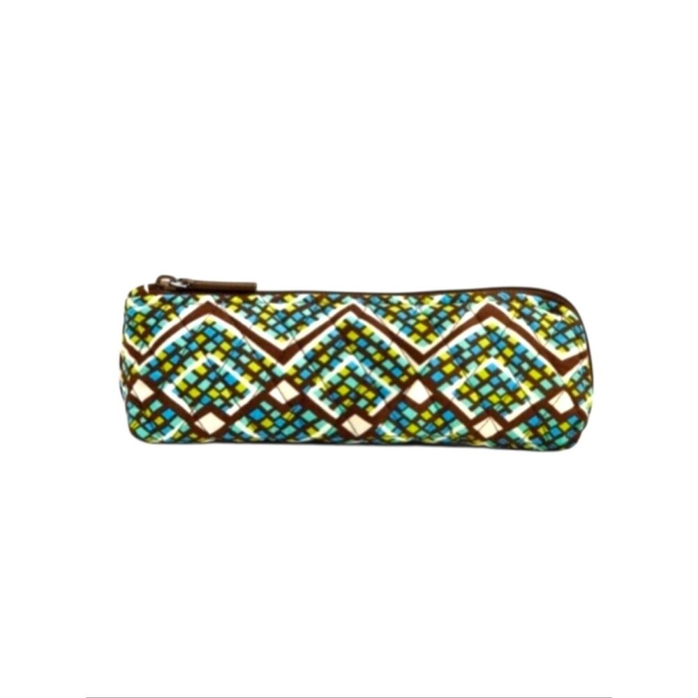 Vera Bradley Brush And Pencil Case Rainforest NWT